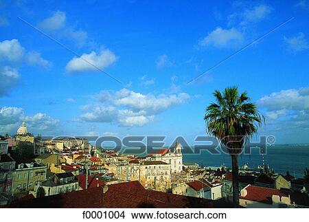 Picture - Portugal, Lisbon, Alfama district. Fotosearch
