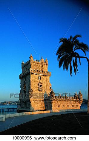 Portugal, Lisbon, Belem tower View Large Photo Image Stock Photograph - Portugal, Lisbon, Belem tower. Fotosearch