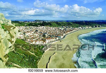Stock Photo - Portugal, Nazare. Fotosearch