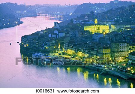 Stock Image - Portugal, Porto, banks of the Douro river. Fotosearch
