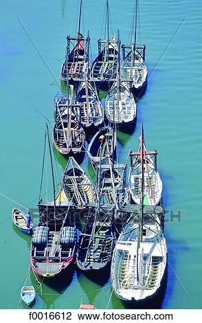 Portugal, Porto, rabelos, traditionnal boats View Large Photo Image Stock Image - Portugal, Porto, rabelos, traditionnal boats. Fotosearch