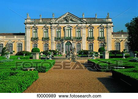 Portugal, royal castle of Queluz View Large Photo Image Stock Photo - Portugal, royal castle of Queluz. Fotosearch