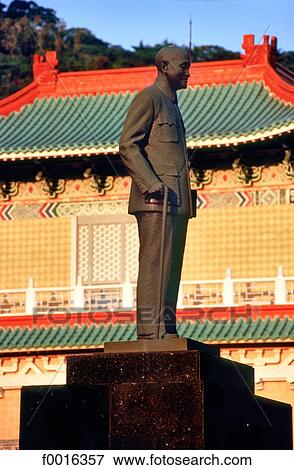 China, Taiwan, Taipei, Chiang Kai Shek statue and National History museum View Large Photo Image Stock Photo - China, Taiwan, Taipei, Chiang Kai Shek statue and National History museum. Fotosearch