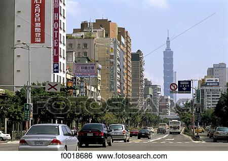 China, Taiwan, Taipei, Taipei Financial Center district View Large Photo Image Stock Photograph - China, Taiwan, Taipei, Taipei Financial Center district. Fotosearch