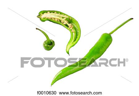 Stock Image - Green pepper. Fotosearch