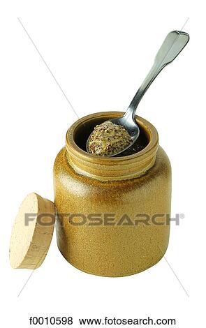 Stock Photo - Mustard pot. Fotosearch