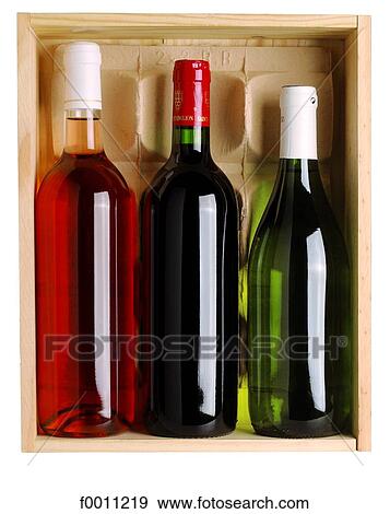 Stock Photo - Bottles of wine. Fotosearch