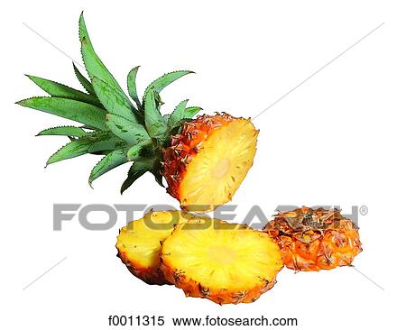 Stock Photography - Pineapple slices. Fotosearch
