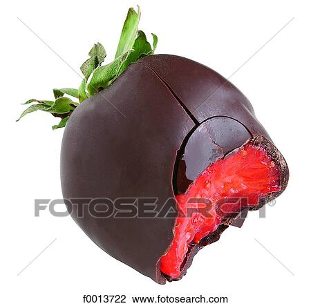 Chocolate coated strawberry View Large Photo Image Stock Image - Chocolate coated strawberry. Fotosearch