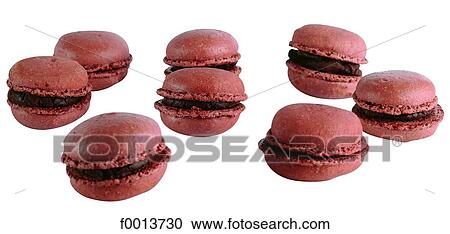 Stock Image - Chocolate macaroon. Fotosearch