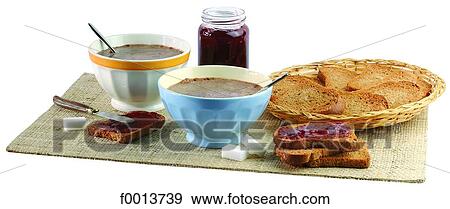 Stock Photo - Continental breakfast. Fotosearch