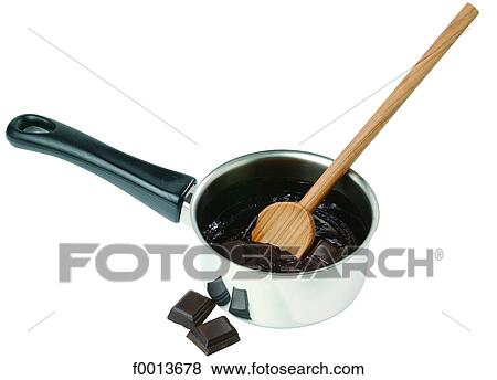 Stock Photo - Melted chocolate. Fotosearch