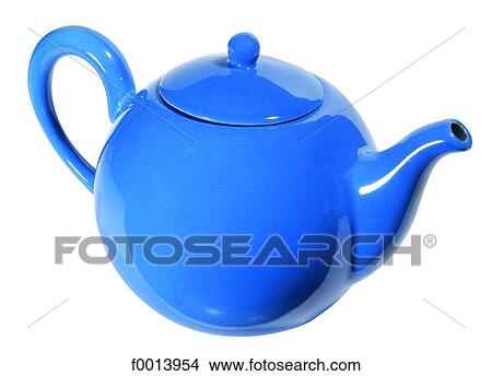 Blue teapot View Large Photo Image Picture - Blue teapot. Fotosearch