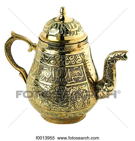 Golden teapot View Large Photo Image Stock Photography - Golden teapot. Fotosearch