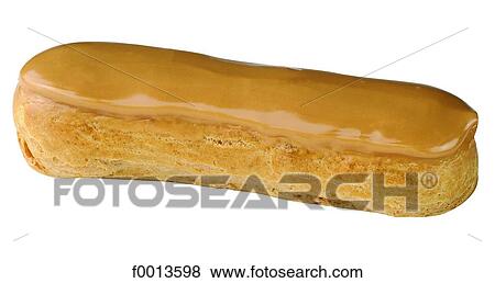 Stock Photo - Coffee eclair cake. Fotosearch