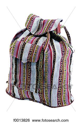 Stock Photograph - World symbols: backpack (India). Fotosearch