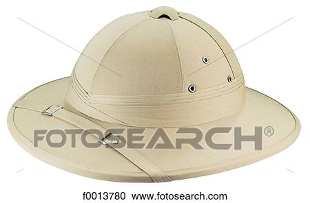 Stock Image - World symbols: colonial helmet. Fotosearch