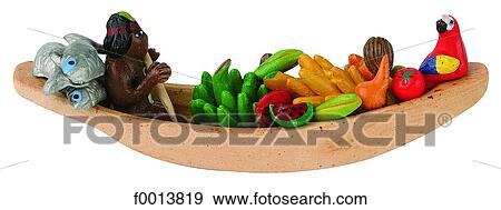 Stock Photo - World symbols: pirogue (Colombia). Fotosearch