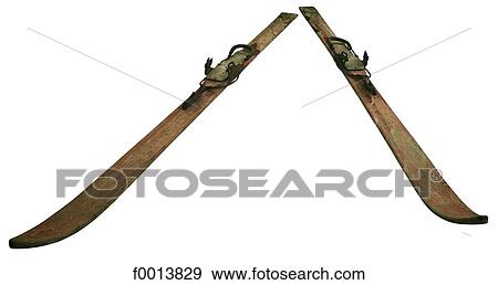 World symbols: skis (Canada) View Large Photo Image Stock Photo - World symbols: skis (Canada). Fotosearch