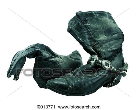 Stock Image - World symbols: used boots (USA). Fotosearch