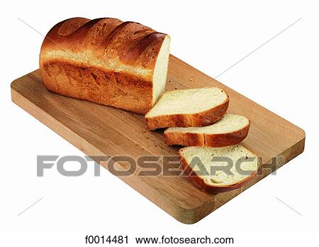 Stock Image - Sliced white bread. Fotosearch