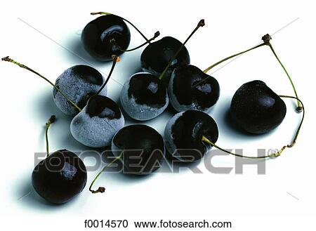 Stock Image - Fresh cherries. Fotosearch