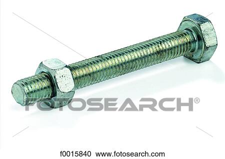 Stock Image - Bolt and screw. Fotosearch