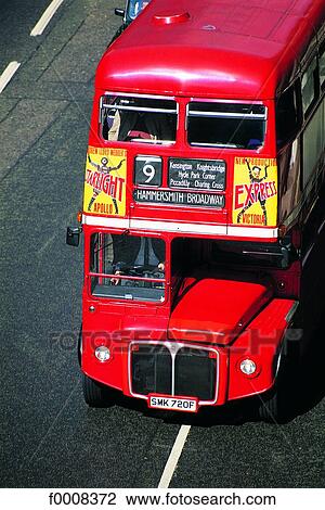 London, Double-decker, top view View Large Photo Image Stock Image - London, Double-decker, top view. Fotosearch