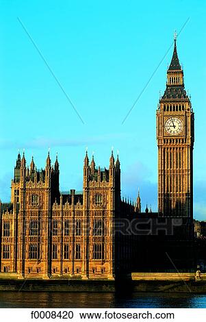 London, The Houses of Parliament and Big Ben, view from the Thames View Large Photo Image Stock Image - London, The Houses of Parliament and Big Ben, view from the Thames. Fotosearch