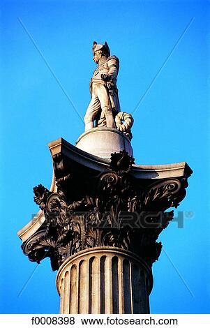 London, Trafalgar Square, Nelson's column View Large Photo Image Stock Photo - London, Trafalgar Square, Nelson's column. Fotosearch
