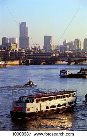 London, View on the Thames View Large Photo Image Stock Photo - London, View on the Thames. Fotosearch