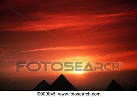Egypt, Cairo, Giza, sunset on the pyramids View Large Photo Image Stock Photography - Egypt, Cairo, Giza, sunset on the pyramids. Fotosearch