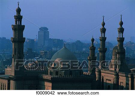 Egypt, Cairo, minarets of sultan Hassan mosque View Large Photo Image Stock Image - Egypt, Cairo, minarets of sultan Hassan mosque. Fotosearch