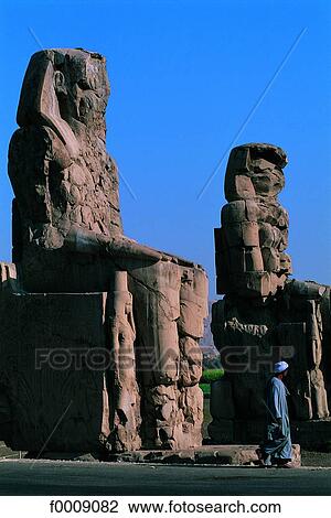 Egypt, Luxor, the colossi of Memnon View Large Photo Image Stock Image - Egypt, Luxor, the colossi of Memnon. Fotosearch