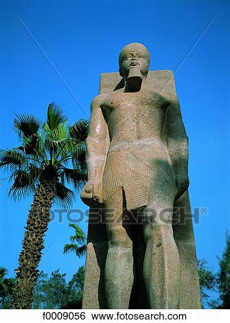 Egypt, Memphis, Ramses II statue View Large Photo Image Stock Photograph - Egypt, Memphis, Ramses II statue. Fotosearch