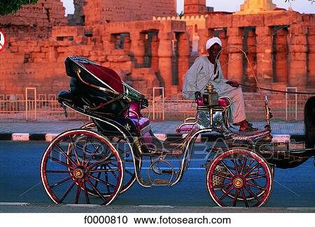 Egypt, Upper Egypt, Barouche at Louxor View Large Photo Image Stock Image - Egypt, Upper Egypt, Barouche at Louxor. Fotosearch