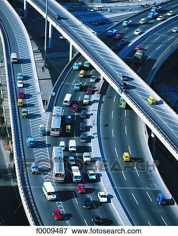 China, Beijing, Overpass View Large Photo Image Stock Photo - China, Beijing, Overpass. Fotosearch