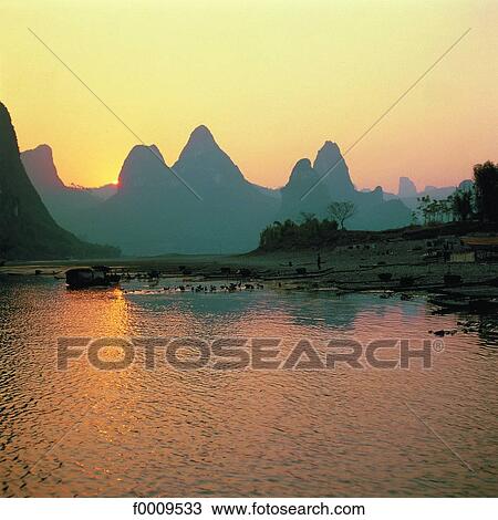 China, Lijiang River, Guangxi View Large Photo Image Stock Image - China, Lijiang River, Guangxi. Fotosearch