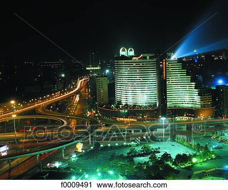 China, Shanghai, Hua Ting Hotel View Large Photo Image Stock Image - China, Shanghai, Hua Ting Hotel. Fotosearch