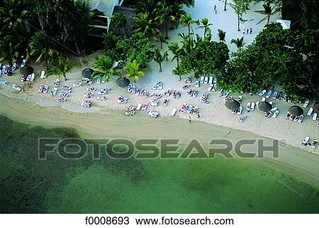 Mauritius, beach, aerial view View Large Photo Image Stock Image - Mauritius, beach, aerial view. Fotosearch