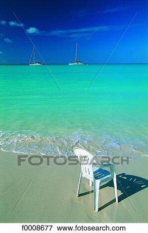 Virgin Islands, sea and chair View Large Photo Image Stock Photo - Virgin Islands, sea and chair. Fotosearch