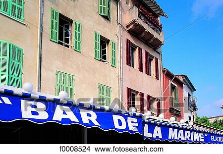 France, Marseilles, Bar de la Marine on harbour View Large Photo Image Picture - France, Marseilles, Bar de la Marine on harbour. Fotosearch