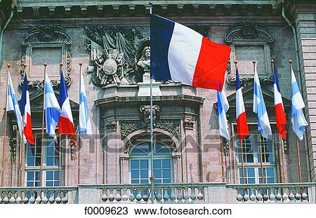 Stock Image - France, Marseilles, The City Hall. Fotosearch