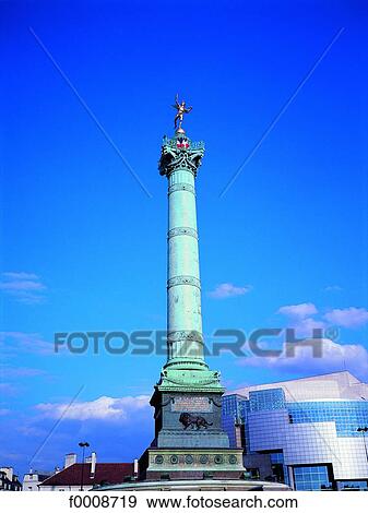 Stock Photo - France, Paris, Bastille Square. Fotosearch