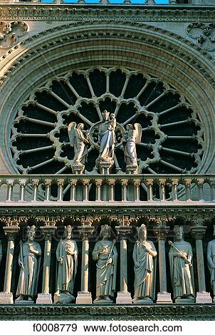 France, Paris, Notre Dame rose window View Large Photo Image Stock Photo - France, Paris, Notre Dame rose window. Fotosearch