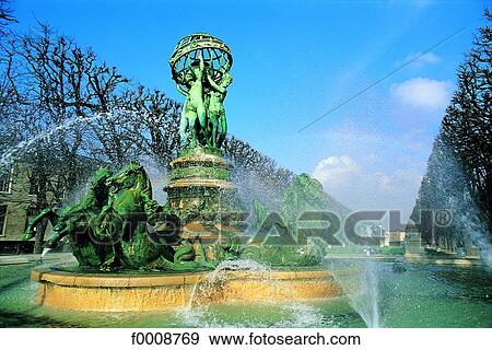 France, Paris, Observatory Garden, the Four parts of the world View Large Photo Image Stock Photo - France, Paris, Observatory Garden, the Four parts of the world. Fotosearch