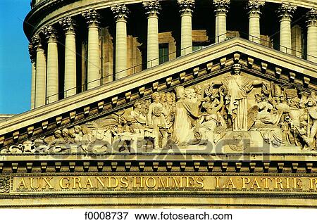 France, Paris, Panthéon detail View Large Photo Image Stock Photo - France, Paris, Panthéon detail. Fotosearch
