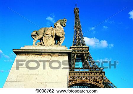 France, Paris, Statue at the Eiffel Tower View Large Photo Image Stock Image - France, Paris, Statue at the Eiffel Tower. Fotosearch