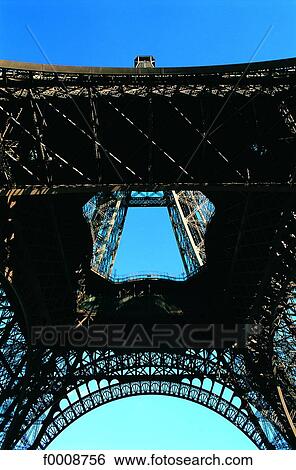 Stock Photograph - France, Paris, The Eiffel Tower. Fotosearch