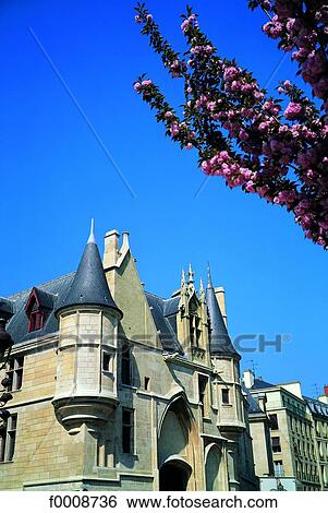 Stock Photograph - France, Paris, The Hôtel de Sens. Fotosearch